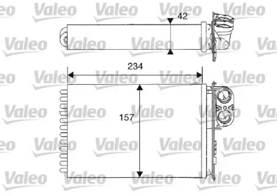 Теплообменник (VALEO: 812215)