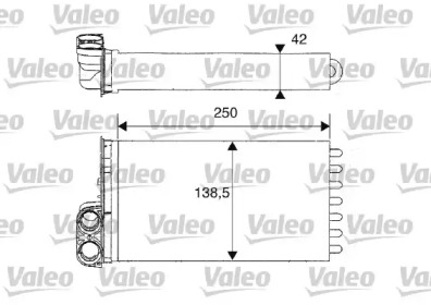 Теплообменник (VALEO: 812234)