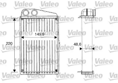 Теплообменник (VALEO: 812247)