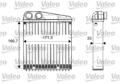 Теплообменник (VALEO: 812250)