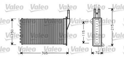 Теплообменник (VALEO: 812331)