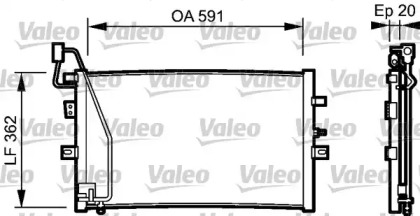 Конденсатор (VALEO: 814000)