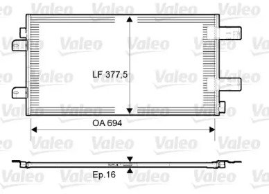 Конденсатор (VALEO: 814003)