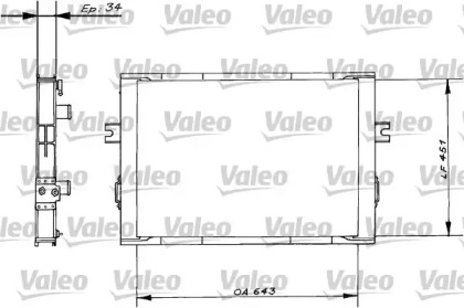 Теплообменник (VALEO: 816646)