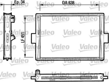 Теплообменник (VALEO: 816647)