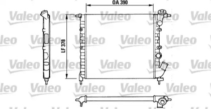 Теплообменник (VALEO: 816655)