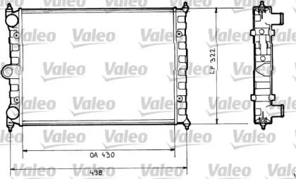 Теплообменник (VALEO: 816703)