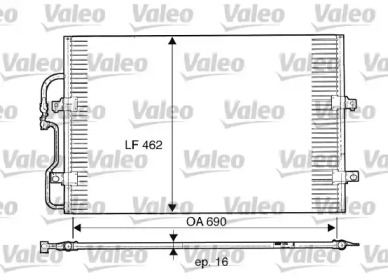 Конденсатор (VALEO: 816852)