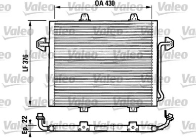 Конденсатор (VALEO: 816862)