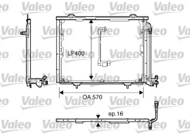 Конденсатор (VALEO: 816900)