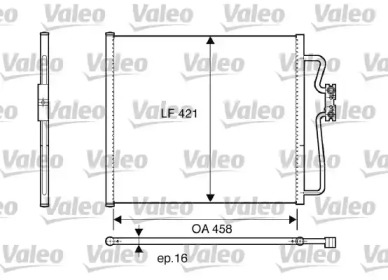 Конденсатор (VALEO: 816922)