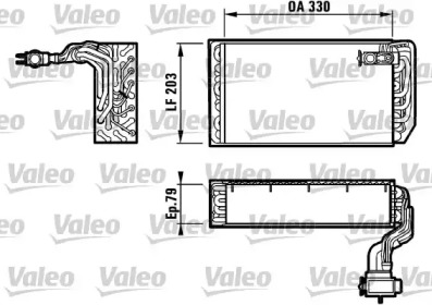 Испаритель (VALEO: 817079)