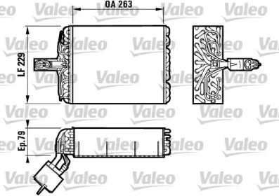 Испаритель (VALEO: 817083)