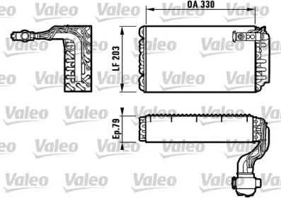 Испаритель (VALEO: 817090)