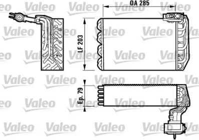 Испаритель (VALEO: 817095)