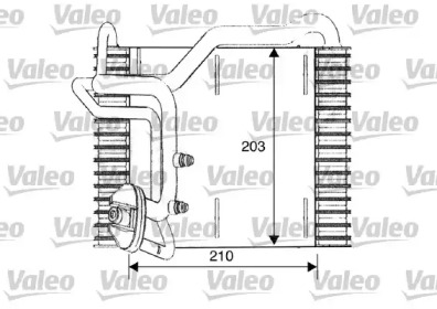 Испаритель (VALEO: 817096)