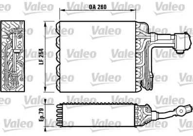 Испаритель (VALEO: 817098)