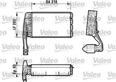 Испаритель (VALEO: 817107)