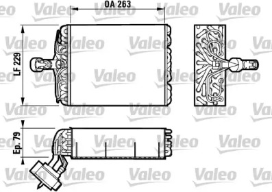 Испаритель (VALEO: 817158)