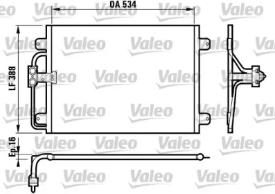 Конденсатор (VALEO: 817197)