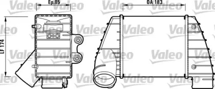 Теплообменник (VALEO: 817487)