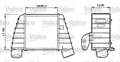 Теплообменник (VALEO: 817488)