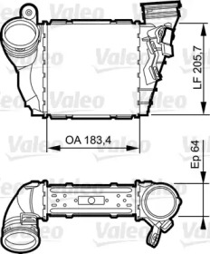 Теплообменник (VALEO: 817557)