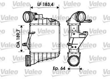 Теплообменник (VALEO: 817558)