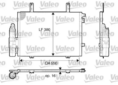 Конденсатор (VALEO: 817662)