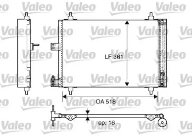 Конденсатор (VALEO: 817667)