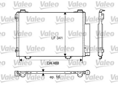 Конденсатор (VALEO: 817674)