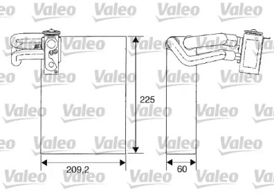 Испаритель (VALEO: 817682)