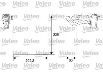 Испаритель (VALEO: 817683)