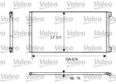 Конденсатор (VALEO: 817684)