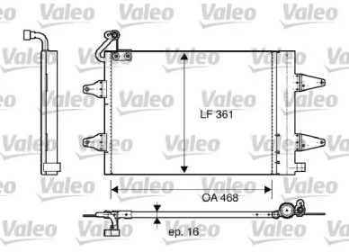 Конденсатор (VALEO: 817686)