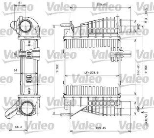 Теплообменник (VALEO: 817699)