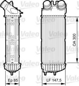 Теплообменник (VALEO: 817706)