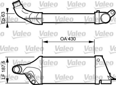 Теплообменник (VALEO: 817762)