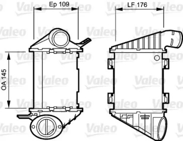 Теплообменник (VALEO: 817764)