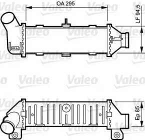 Теплообменник (VALEO: 817766)