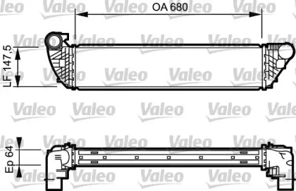 Теплообменник (VALEO: 817828)