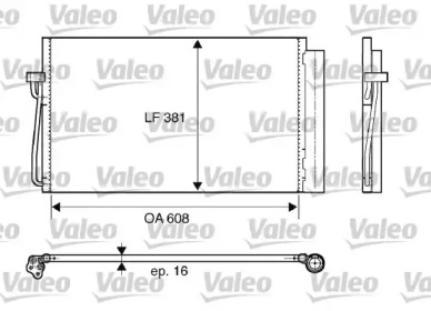 Конденсатор (VALEO: 817851)