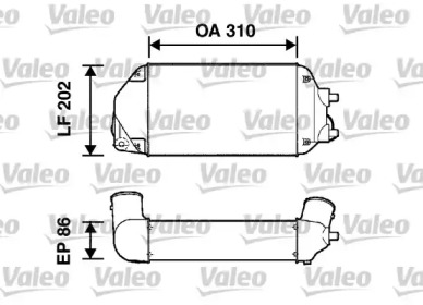 Теплообменник (VALEO: 817871)