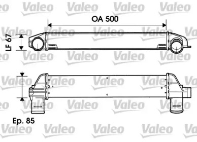 Теплообменник (VALEO: 817873)