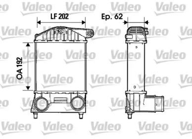 Теплообменник (VALEO: 817884)