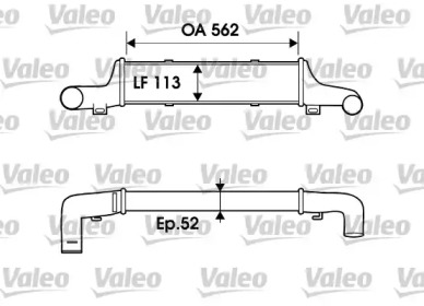 Теплообменник (VALEO: 817905)