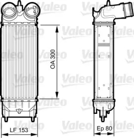 Теплообменник (VALEO: 818244)