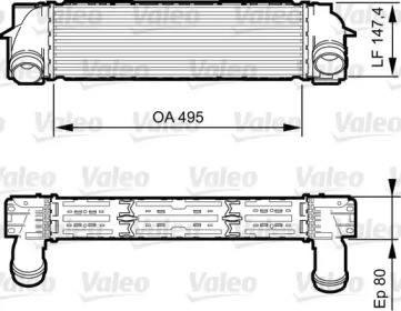 Теплообменник (VALEO: 818252)