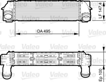 Теплообменник (VALEO: 818253)