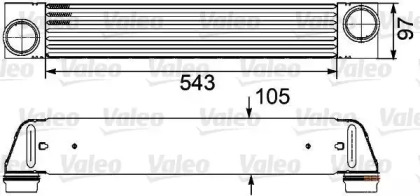 Теплообменник (VALEO: 818273)